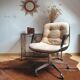 Fauteuil bureau vintage steelcase strafor