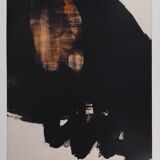 Pierre Soulages: painting 1st June 1964 - original signed poster