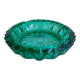 Green glass ashtray 60s-70s