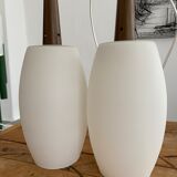 Pair vintage opaline suspensions