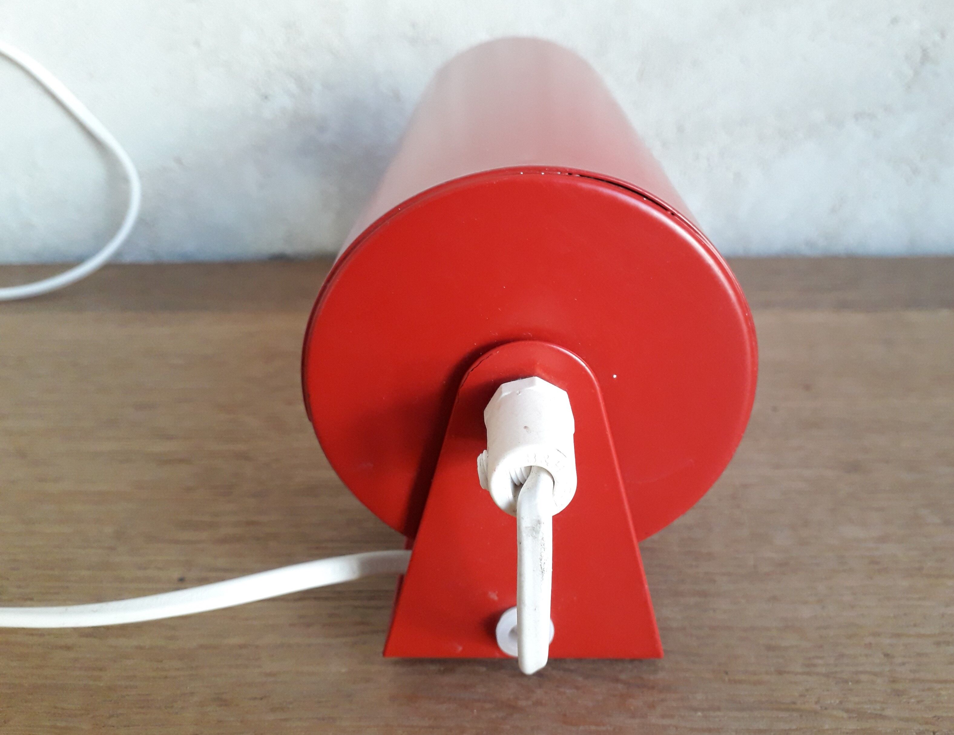 Ikea red sconce 1980