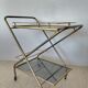 Desserte de bar pliante "Hollywood Regency"-Design Italien
