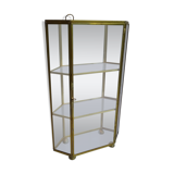 Wall brass showcase