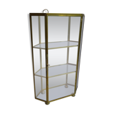 Wall brass showcase