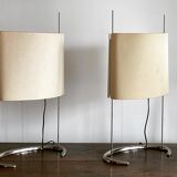 Pair of large "Gala" lamps by Paolo Rizzato, 1970s