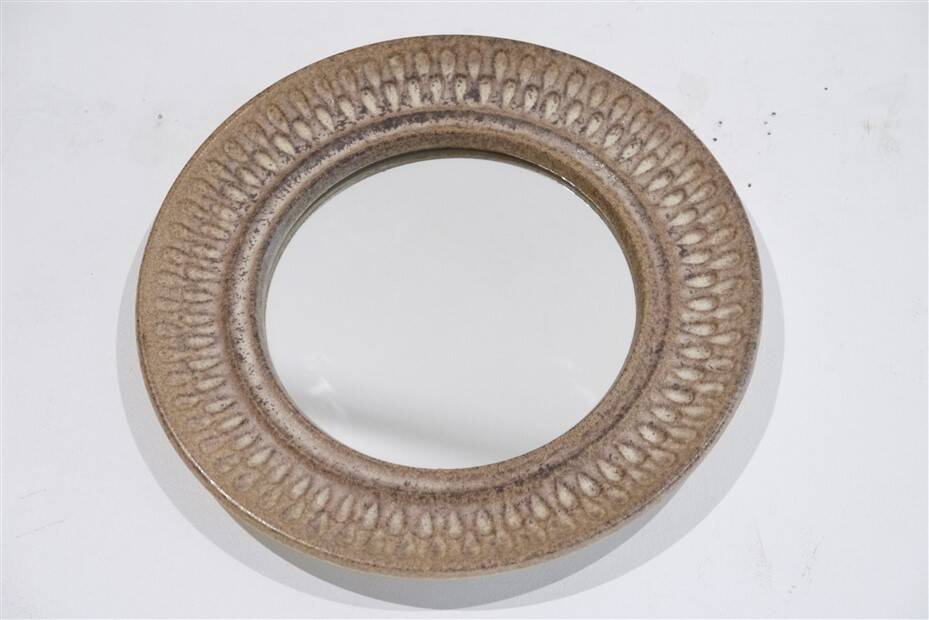 Danish ceramic mirror 1960