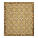 Handmade European Vintage Aubusson Kilim 338 cm x 381 cm