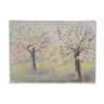 Peinture "les cerisiers"