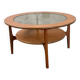 Mid-Century Retro Round Coffee Table by Schreiber 1960