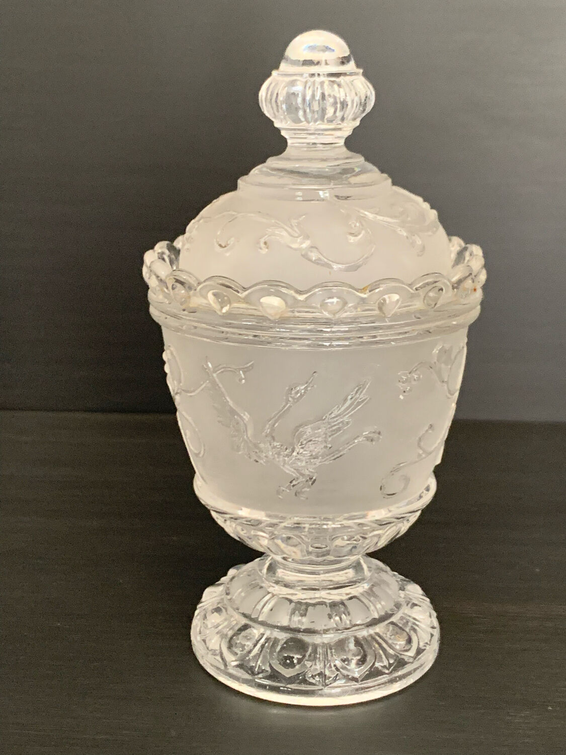 Baccarat crystal mustard