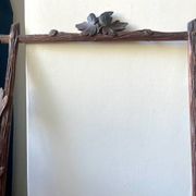 Antique Frame carved wood measurements 49 cm x 39 cm