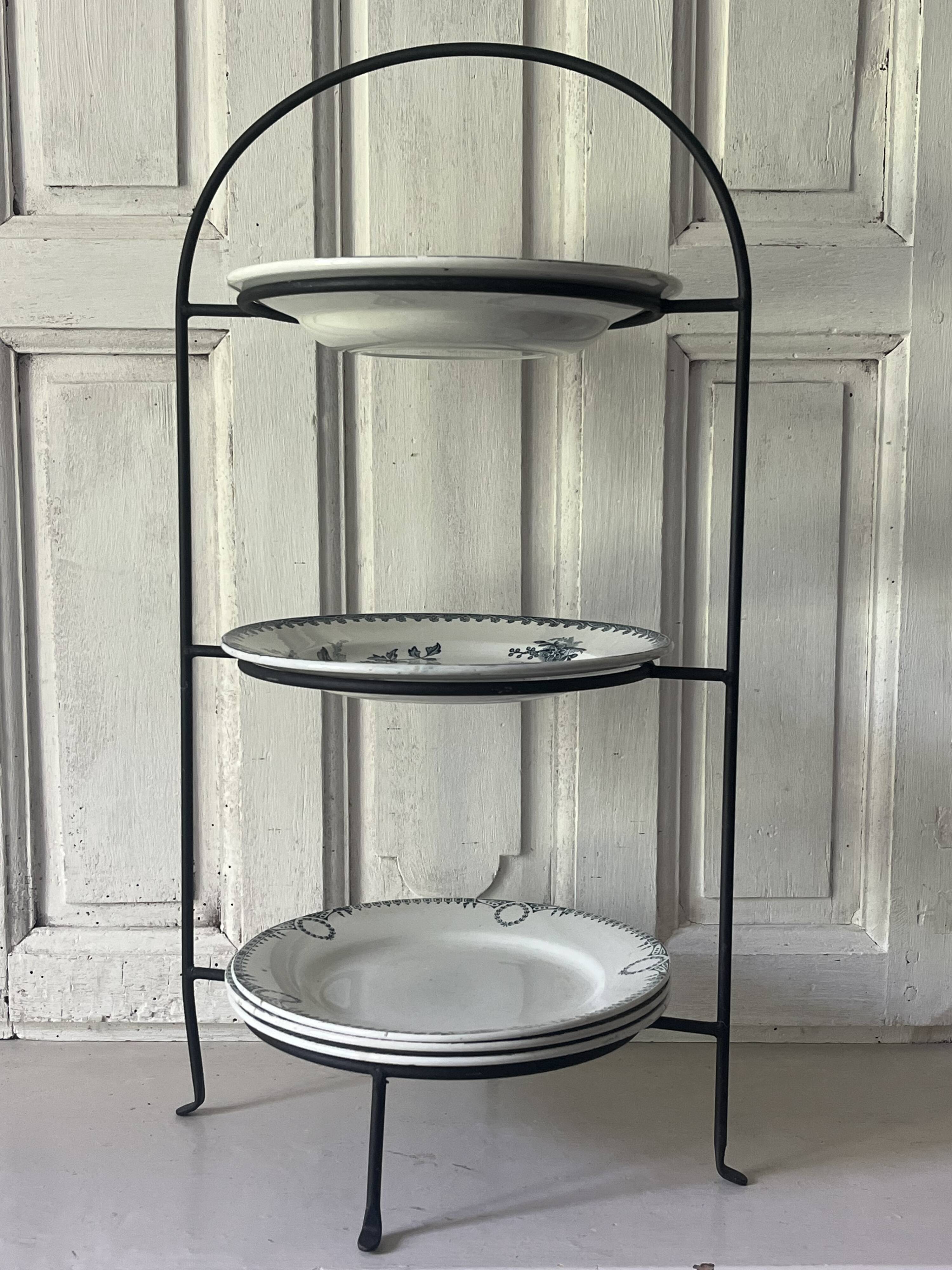 Plate holder, display stand