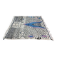 Handmade wool Berber rug 200x188 cm