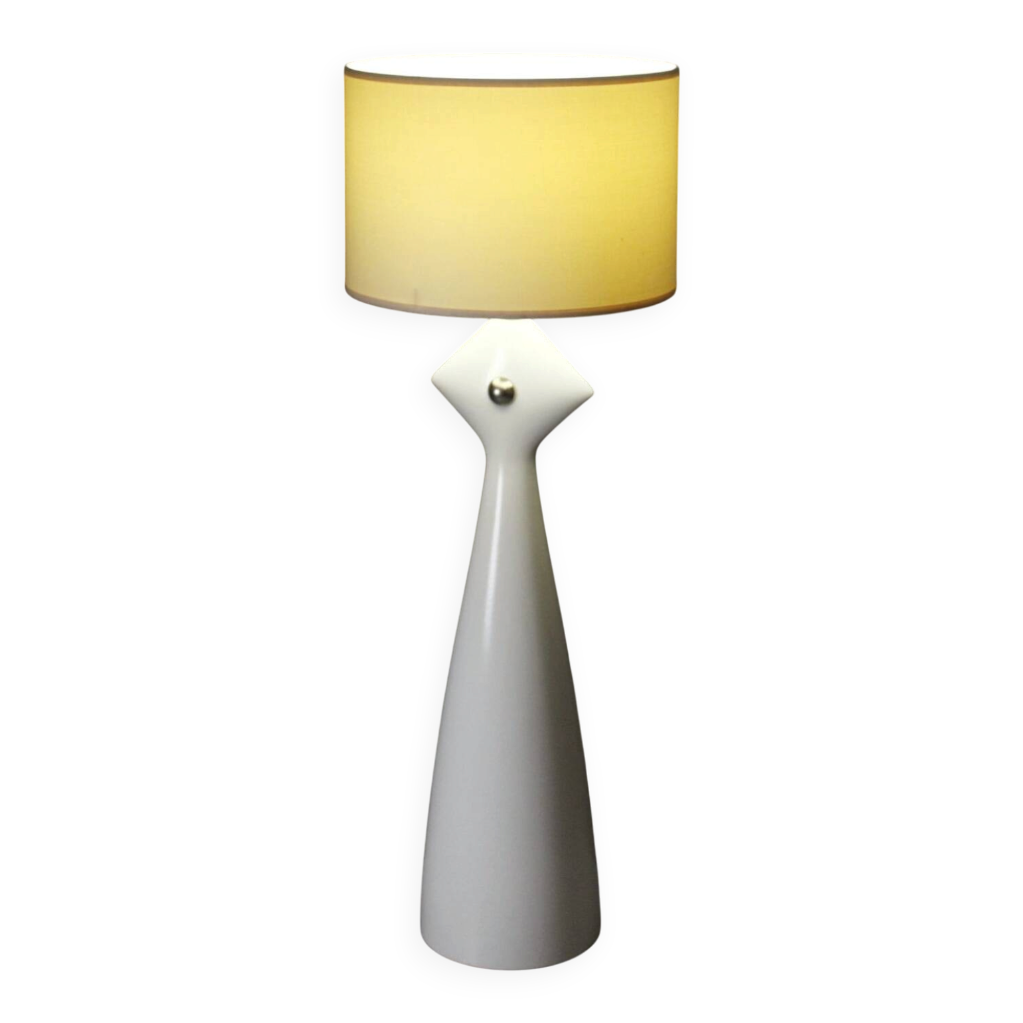 Kostka France large ceramic lamp post-modern design 1990s