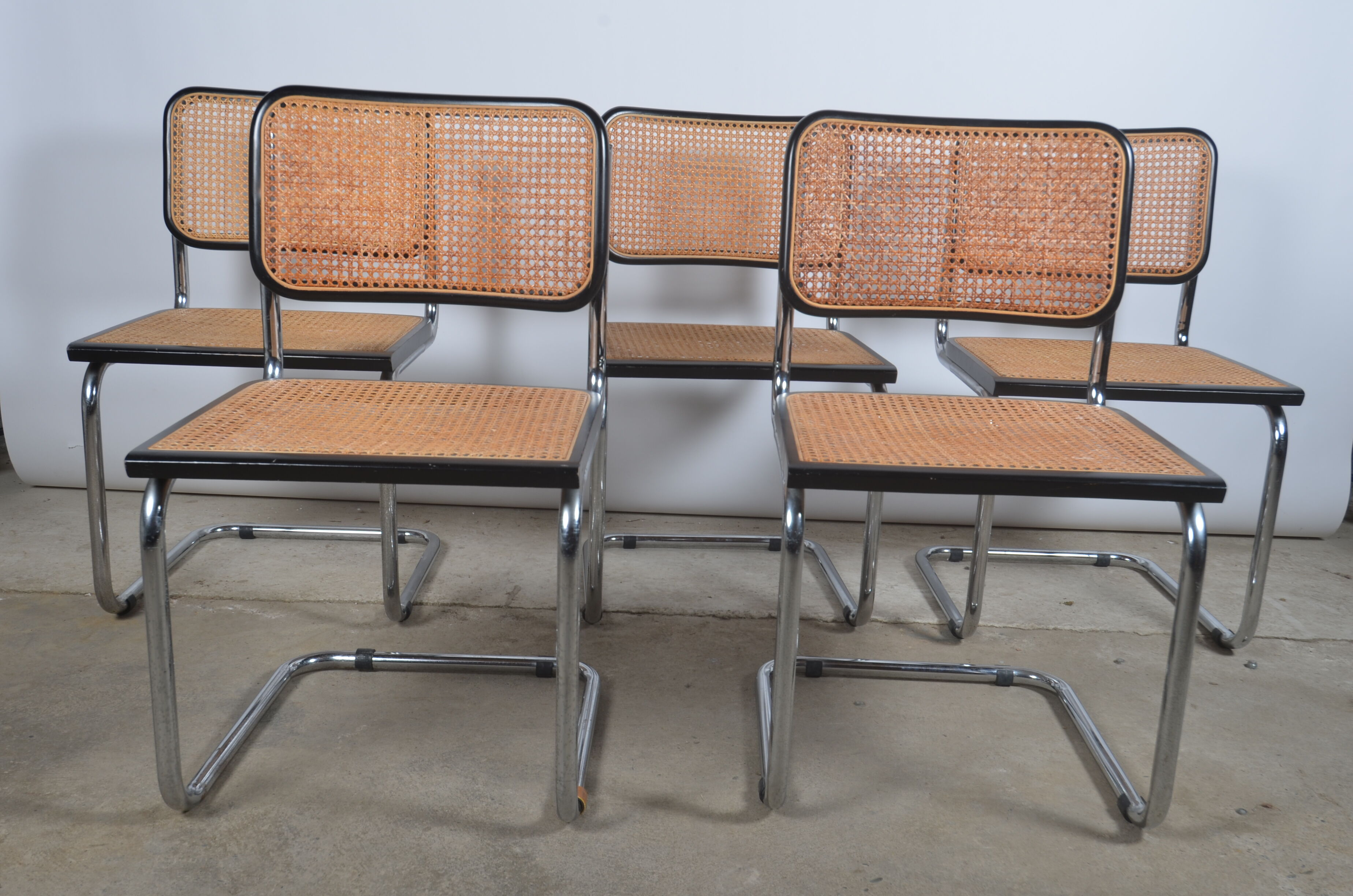 Chairs Cesca B32 by Marcel Breuer