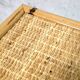Vintage woven rattan and natural bamboo sideboard - Italy 1970s