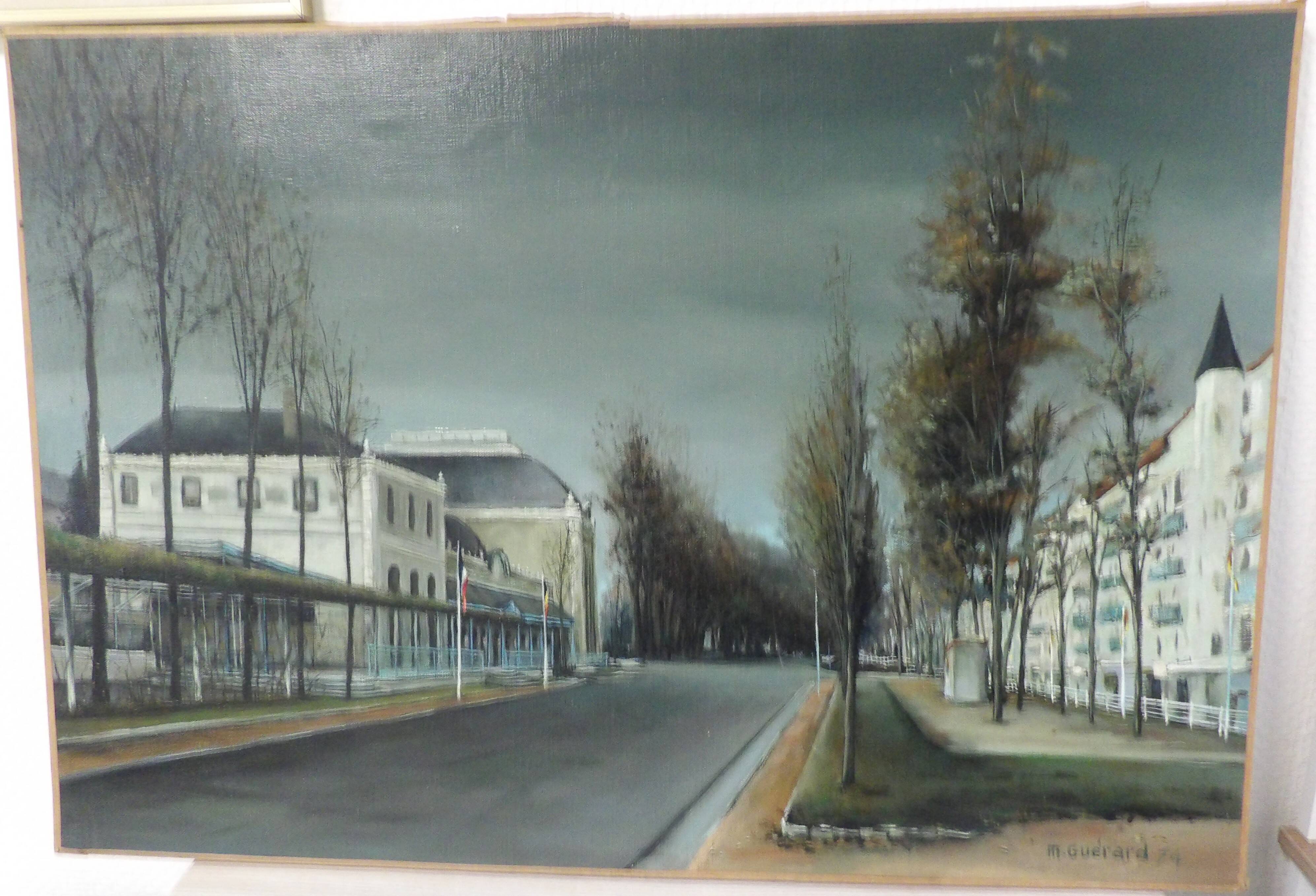 view from the esplanade of the Néris-les-Bains casino