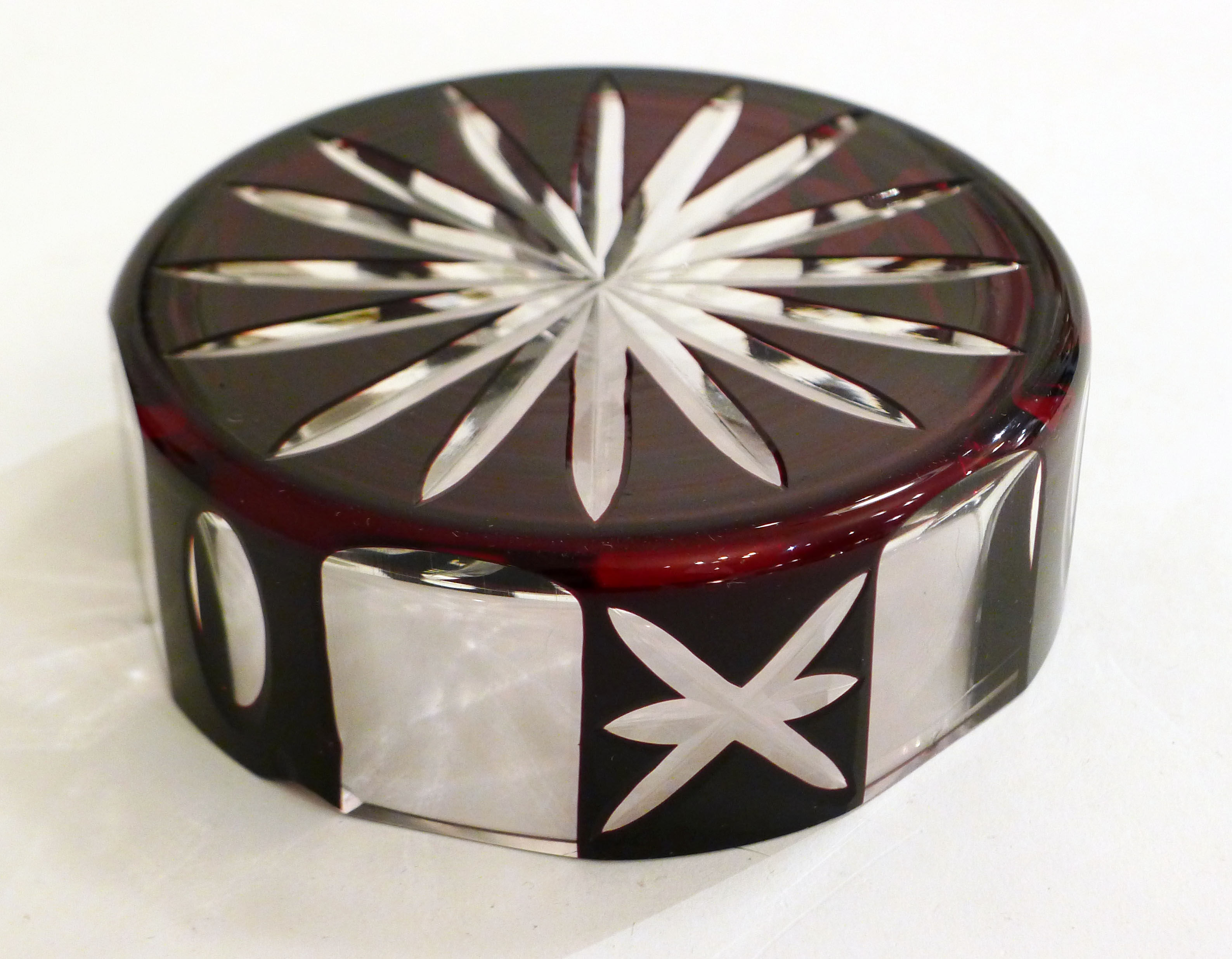 Bohemian Crystal Ashtray