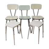 Lot 2 tabourets formica