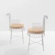 Mathieu Matégot paire de chaises Cap d’Ail 1950s