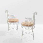 Mathieu Matégot pair of Cap d'Ail chairs 1950s