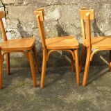 Set of 6 Baumann bistro chairs n° 18