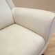 White armchair, Italian design, 1980s, production: Italy