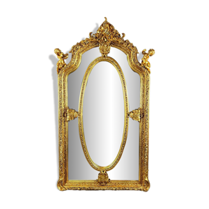Grand miroir style Louis
