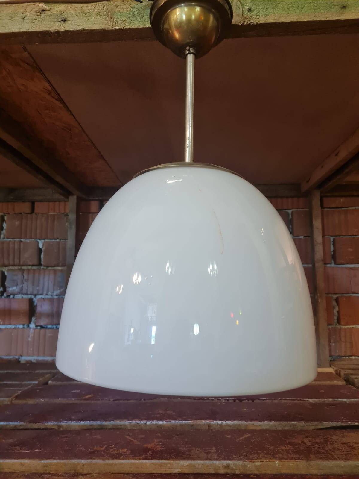 Glass And Metal Functionalist Suspended Ceiling Lights By Miloslav Prokop