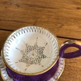 Cup and saucer signed a.dressinval