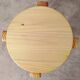 Vintage stool in solid pine chalet/Scandinavian style.