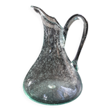 Carafe/pitcher signed Biot blown glass