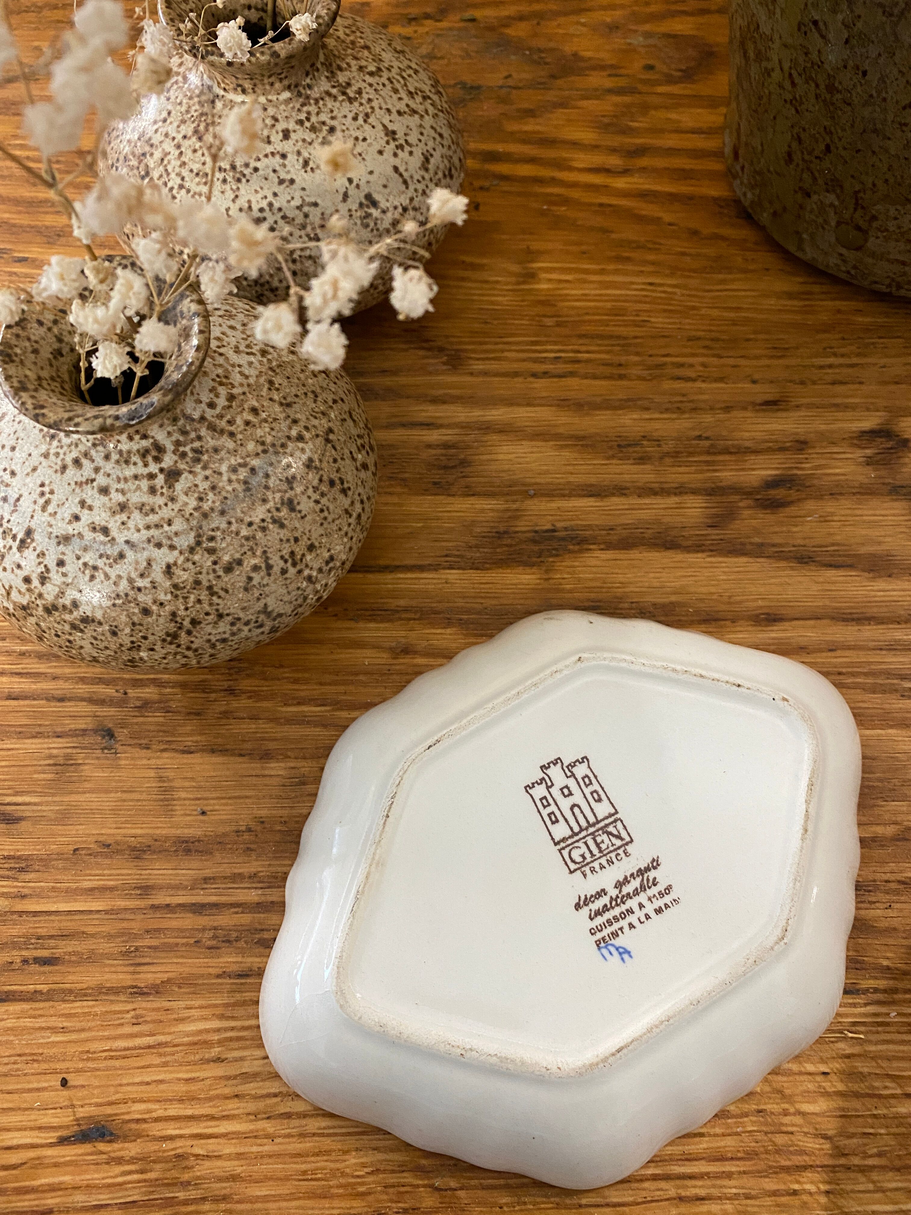 Empty cup peony pocket Gien