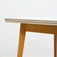 Dining table from the 1950s, grey resin top.