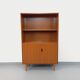 Vintage Scandinavian style storage bookcase in melamine and teak from the 60s
