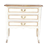 Golden cream antique French vintage Dresser