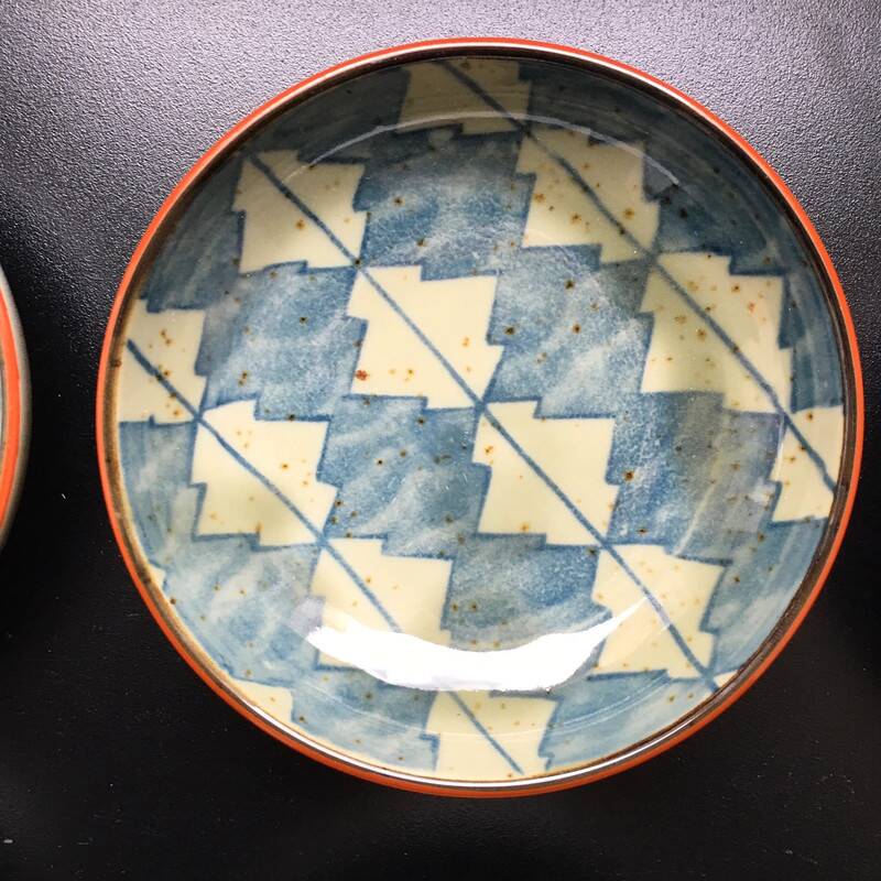 6 Japanese stoneware bowls 10 cm