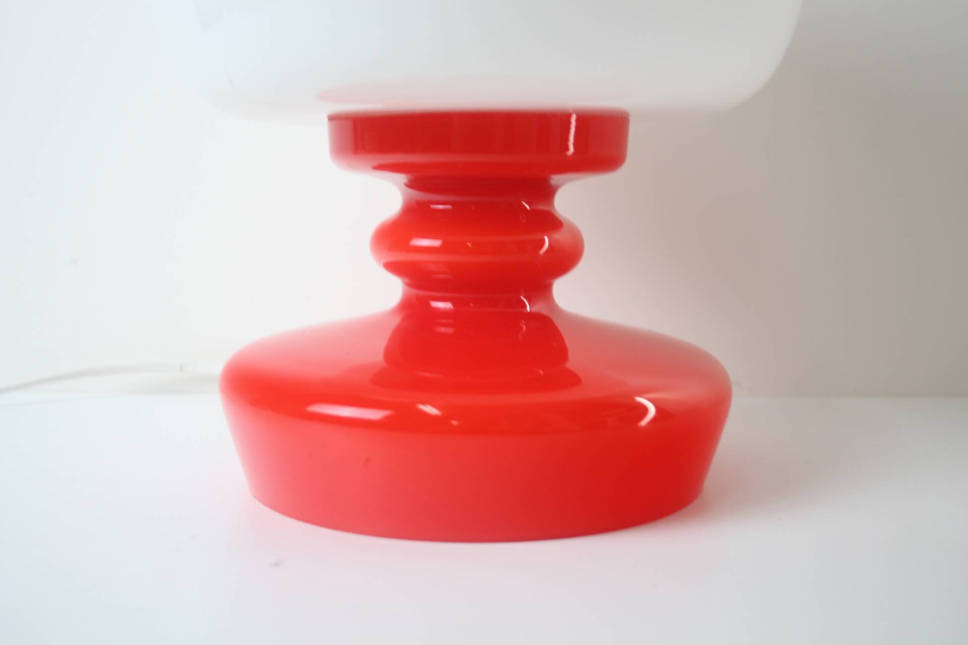 Vintage All Glass Lamp, Štěpán Tabery, Lighting Glass n.p, 1970's.