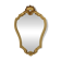 Vintage Gold Mirror Baroque Style Classic Crested Mirror 61cm