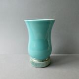 Art Deco ceramic cornet vase