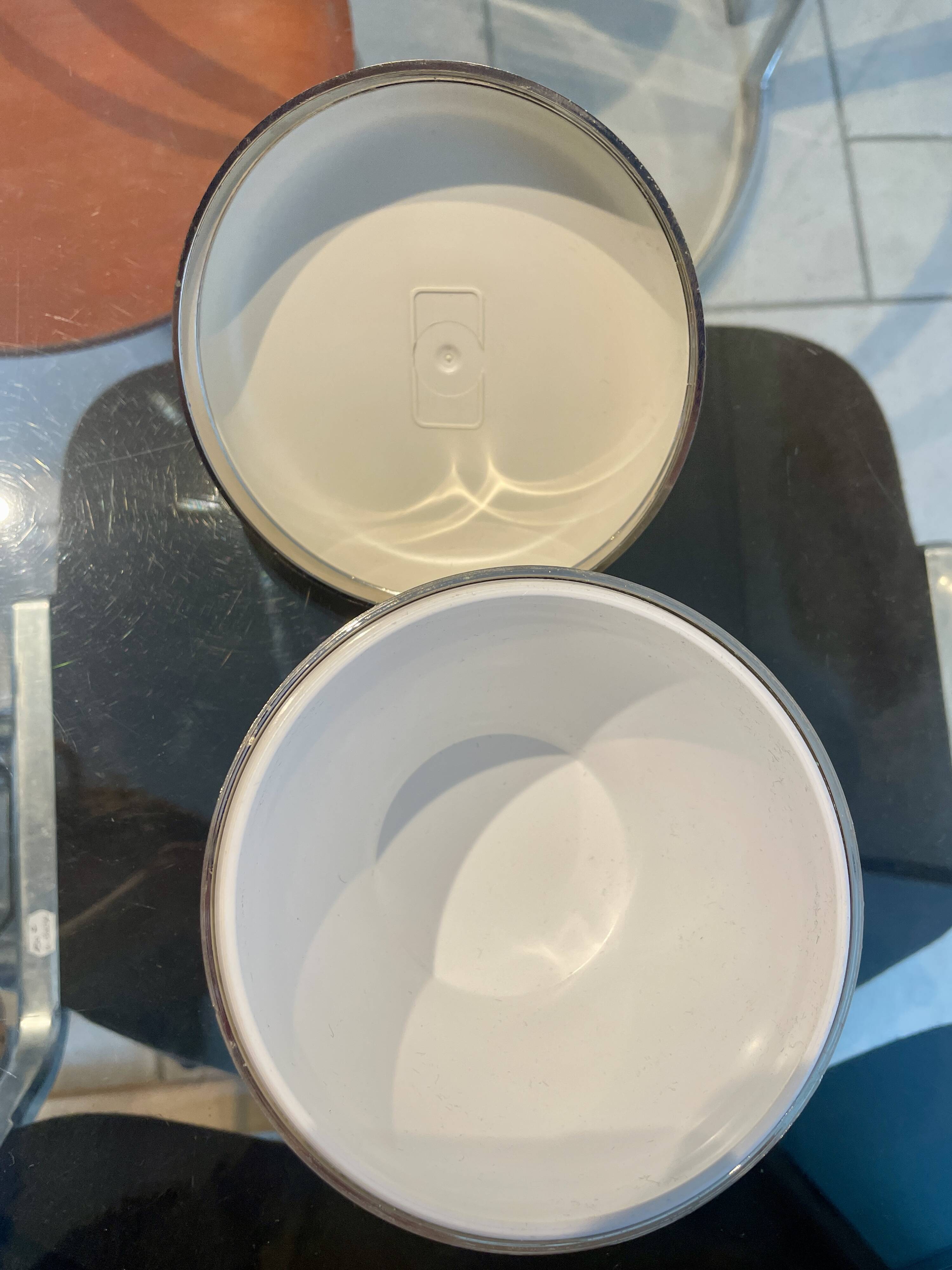 Silver metal ice cube