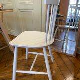 Chaise J46 FDB Mobler blanche