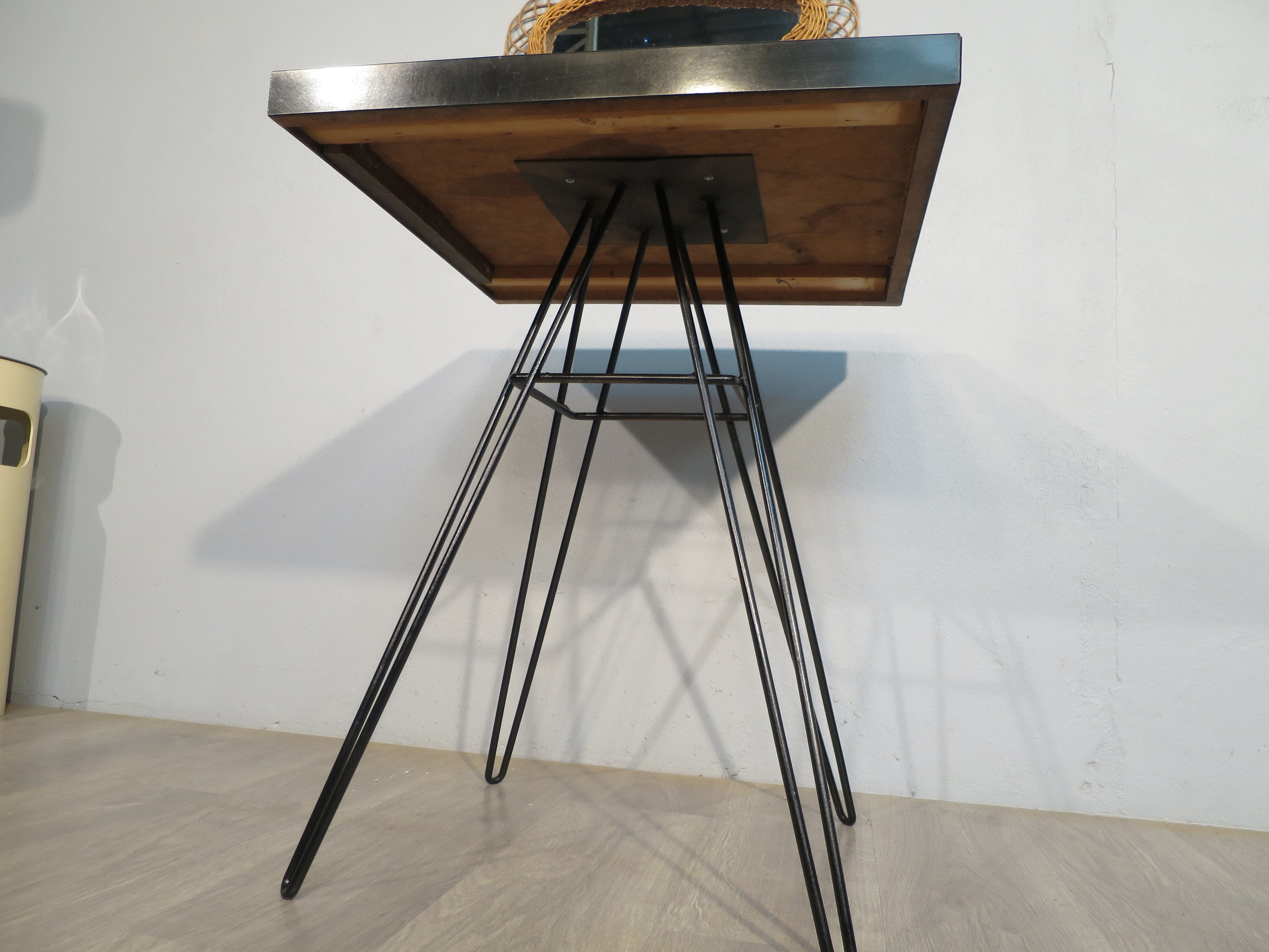 Table bistro trampled "pin" 50s