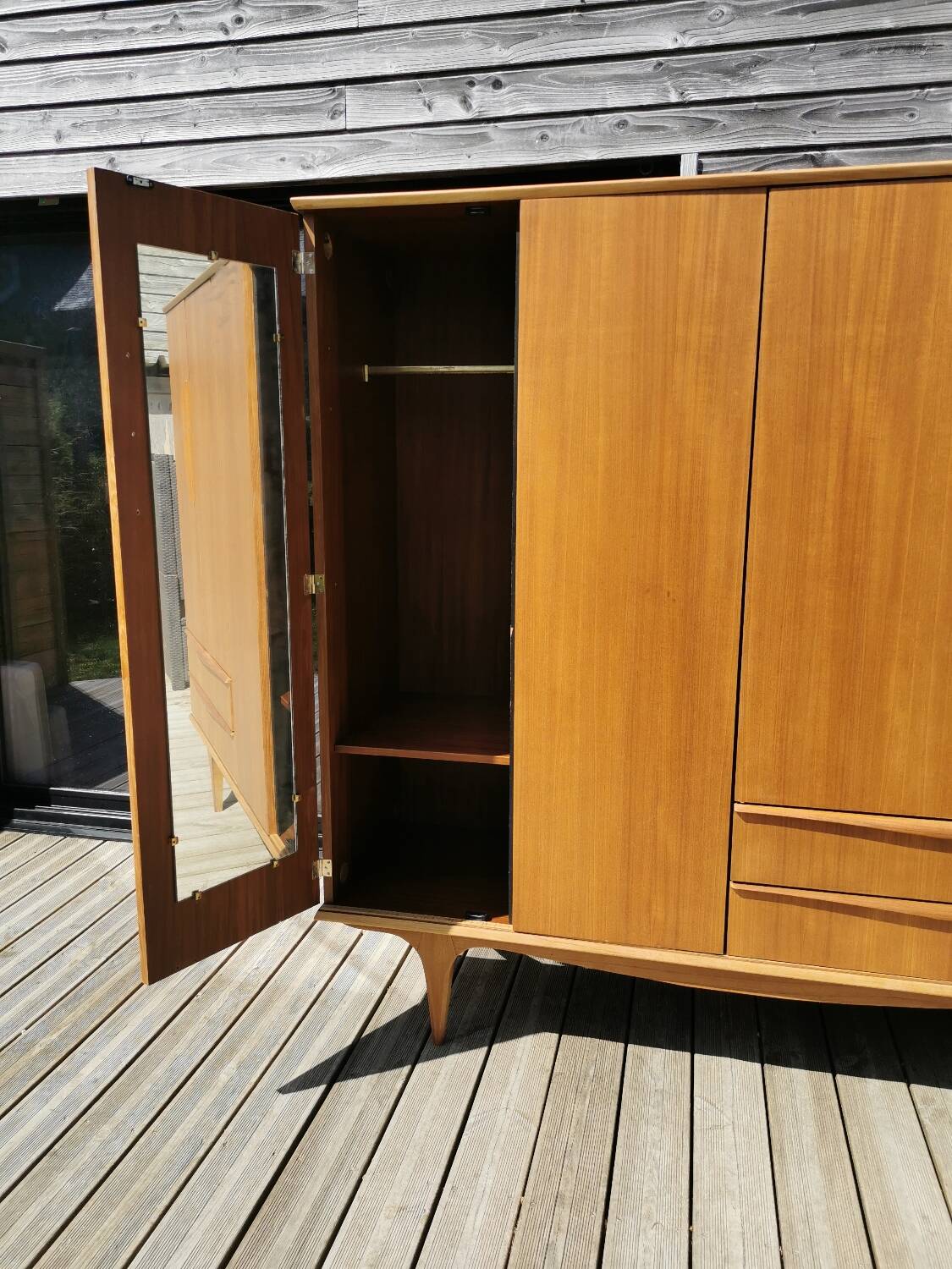 Vintage Scandinavian style wardrobe