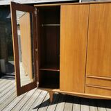 Vintage Scandinavian style wardrobe