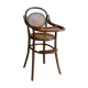 Chaise haute enfant Fischel en bois courbé