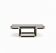 Modernist coffee table – Brass, Black lacquer and Smoked glass – 1970s