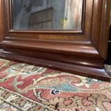 Louis Philippe solid mahogany mirror between two