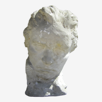 Vintage plaster head