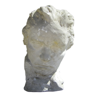 Vintage plaster head